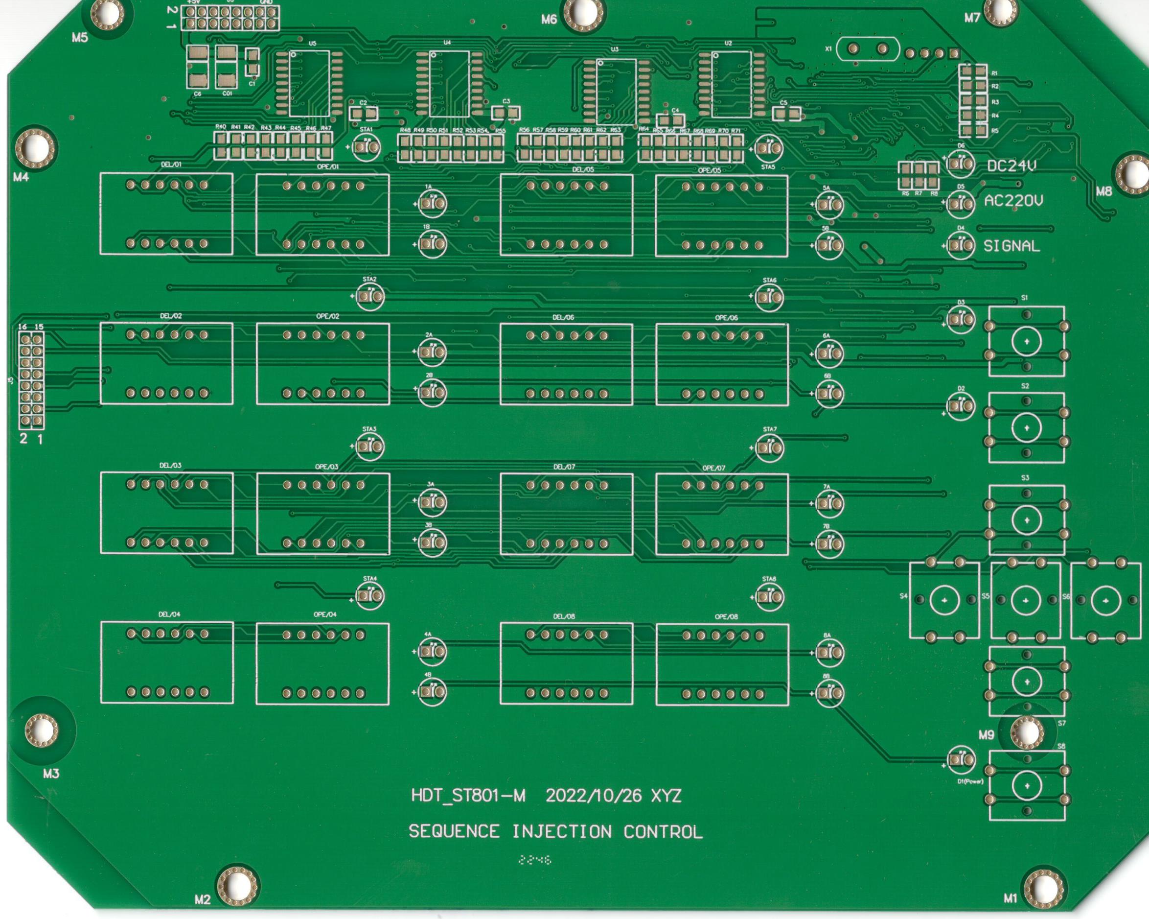 雙面沉金工控板